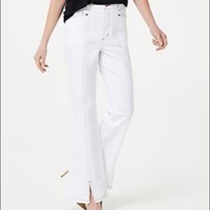 Winter white peace love world woman's pants size 14